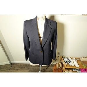 Vintage 90s austin reed blazer women size 6 Navy Blue